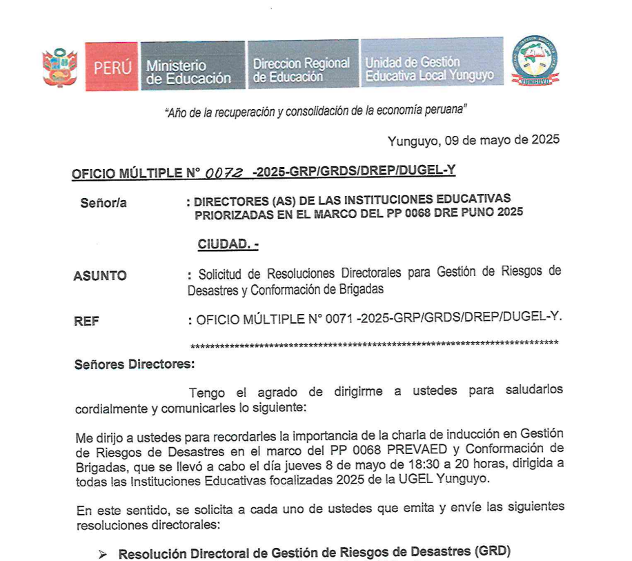 Imagen Comunicado
